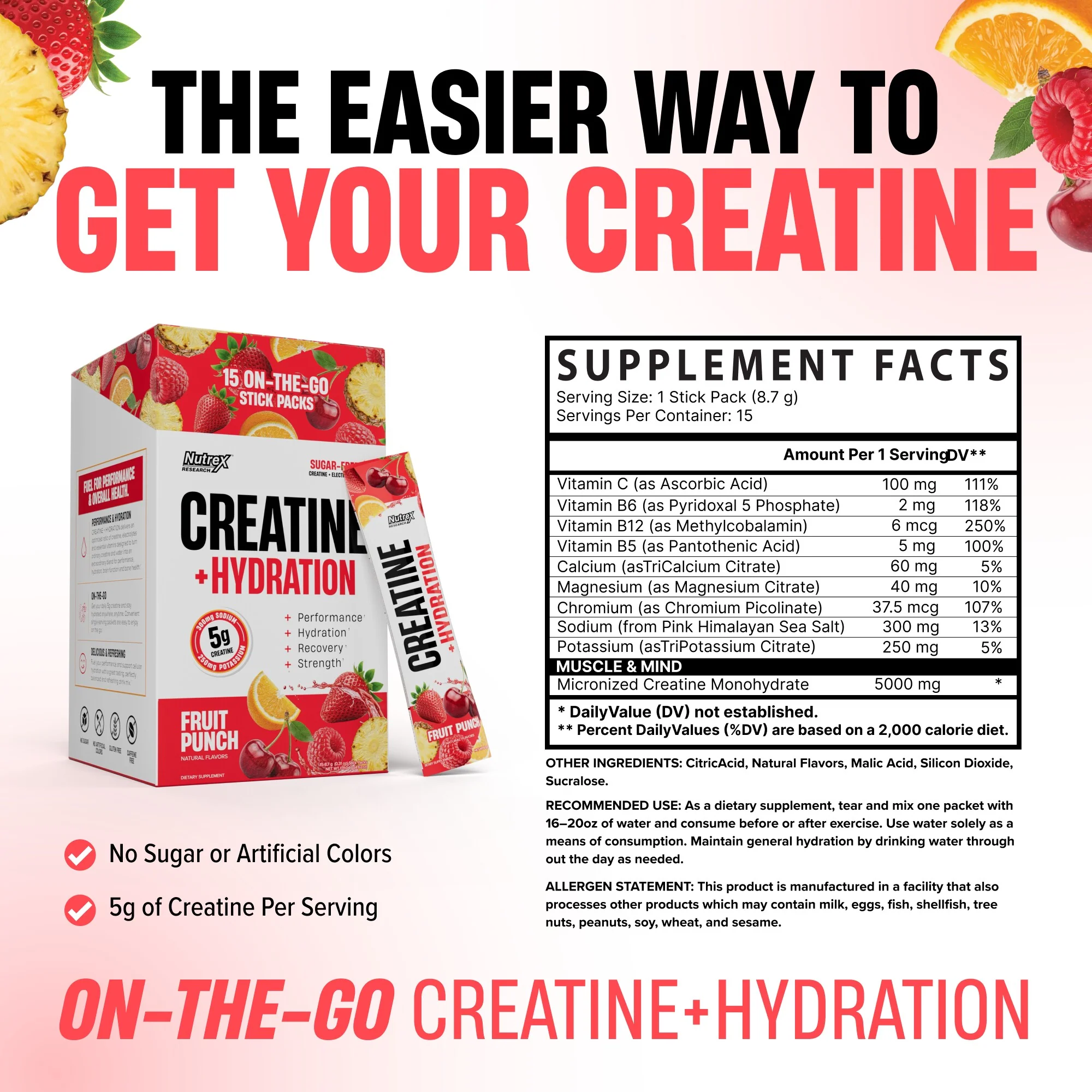 Creatine + Hydration Stick Packs - Image 5