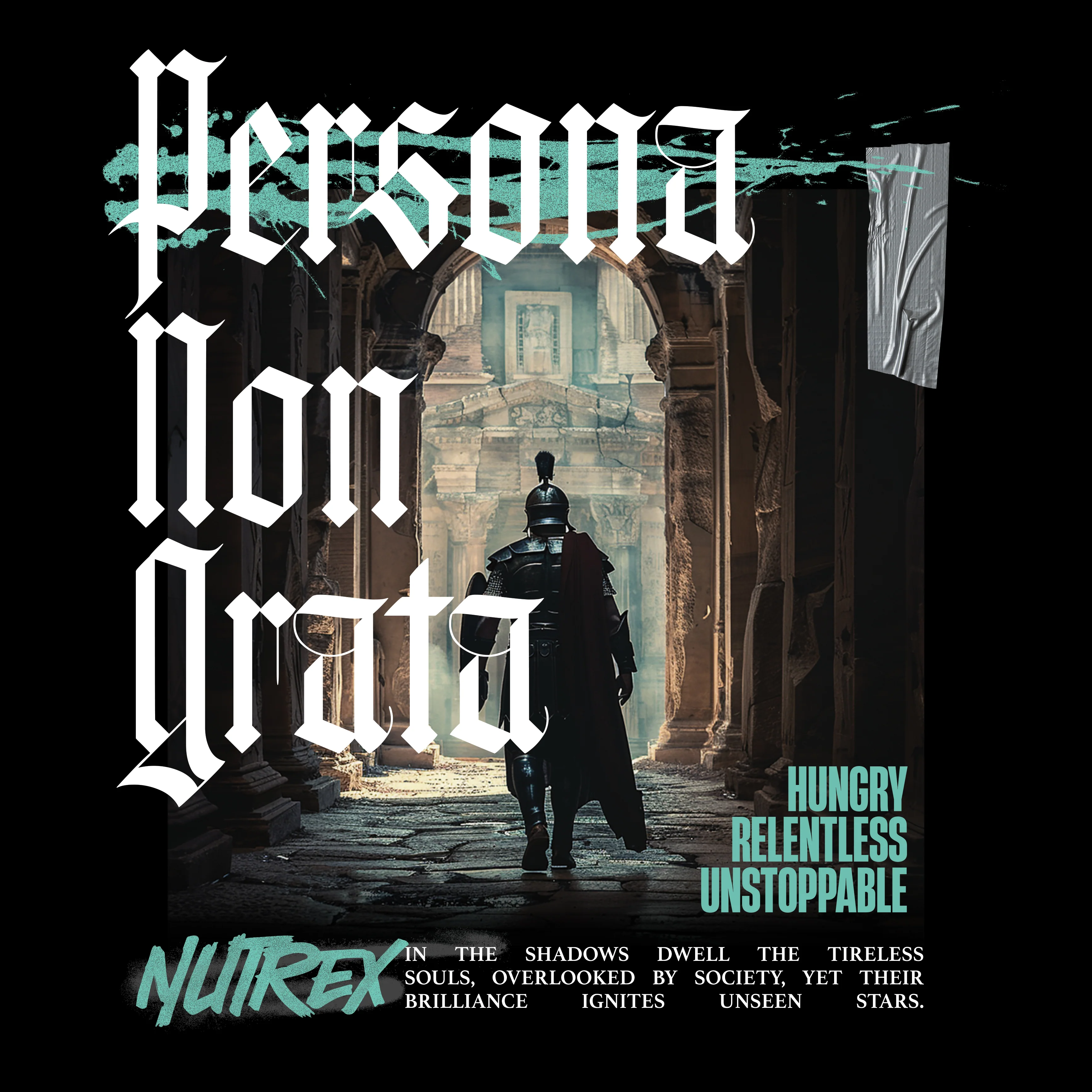 Nutrex Persona Non Grata T-Shirt - Image 3