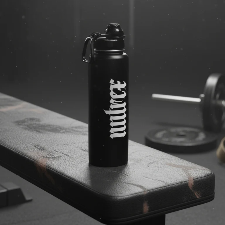 Nutrex Gothic Logo Thermal Water Bottle - Image 3